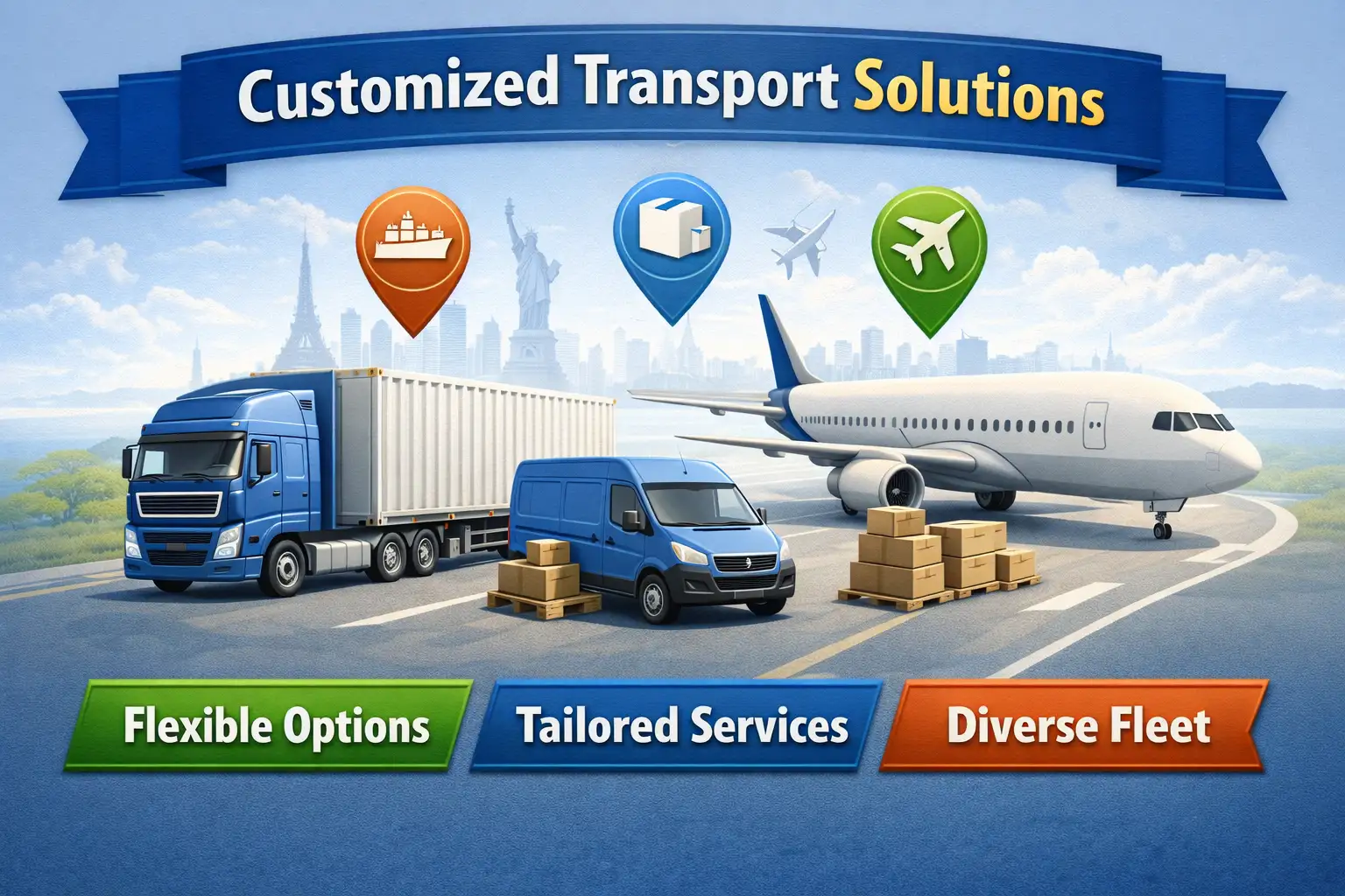 Tailored logistics services designed to meet unique business transportation needs.