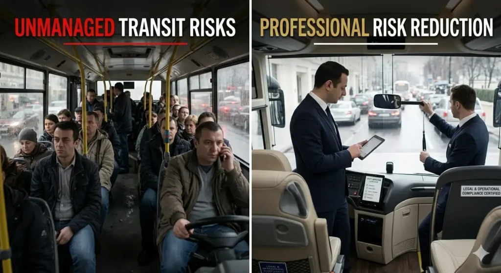 Prioritize rigorous driver training and regular vehicle maintenance for safety.