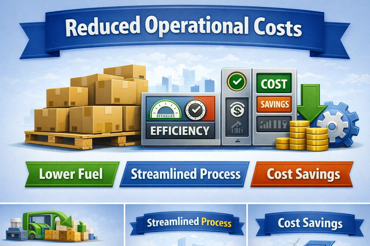 Efficient logistics planning lowers expenses while improving overall transportation performance.