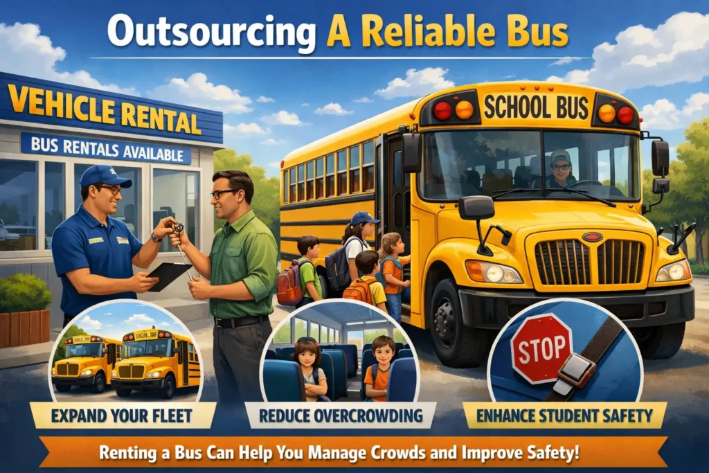 Outsourcing a reliable bus improves safety, efficiency, and fleet capacity.