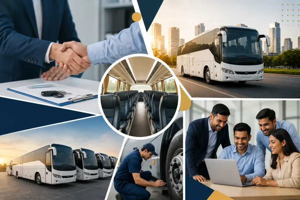 Reliable buses, professional drivers, and hassle-free operations—all managed by experts.