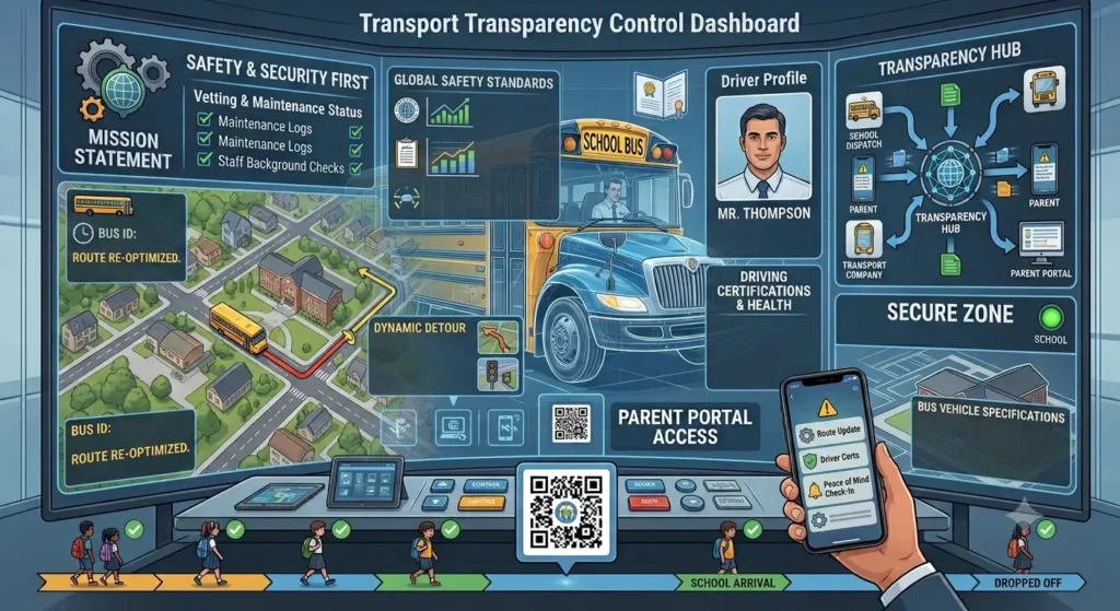 Reliable and punctual school bus services ensure students arrive safely and on time every day.