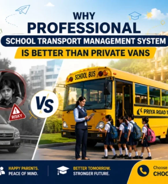 Why a Professional School Transport Management System Is Better Than Private Vans